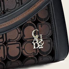 Bolso de mano en piel genuina para dama