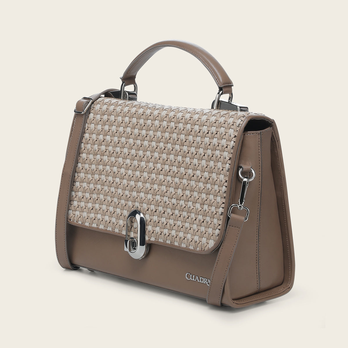 Bolso de mano en piel genuina para dama