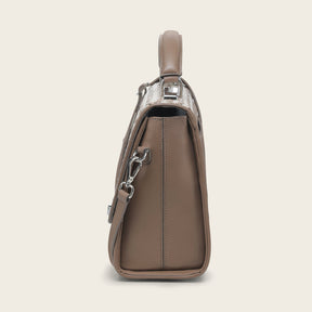 Bolso de mano en piel genuina para dama