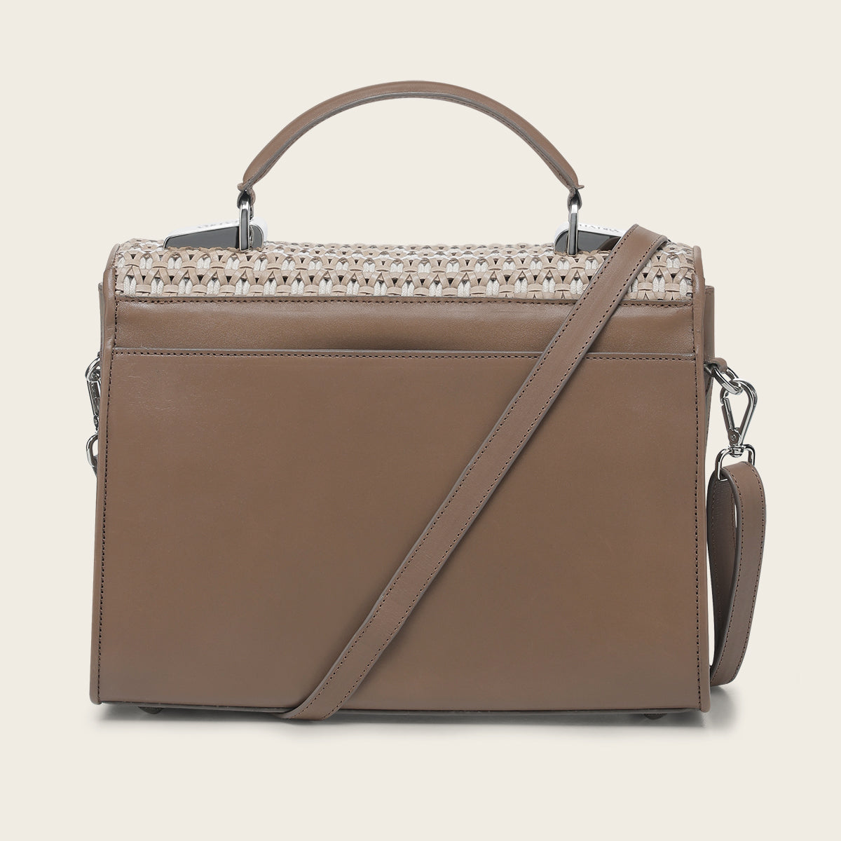 Bolso de mano en piel genuina para dama