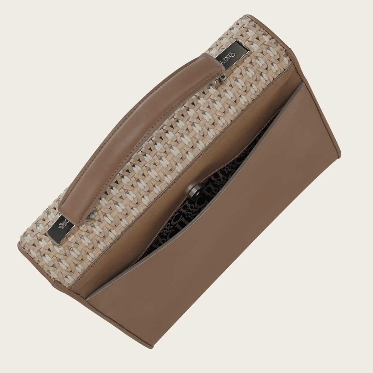 Bolso de mano en piel genuina para dama
