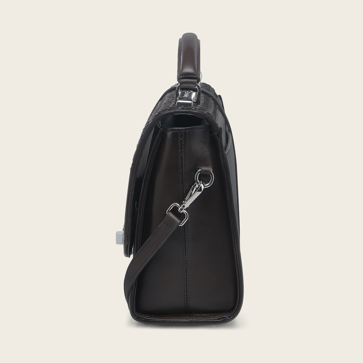 Bolso de mano en piel genuina para dama
