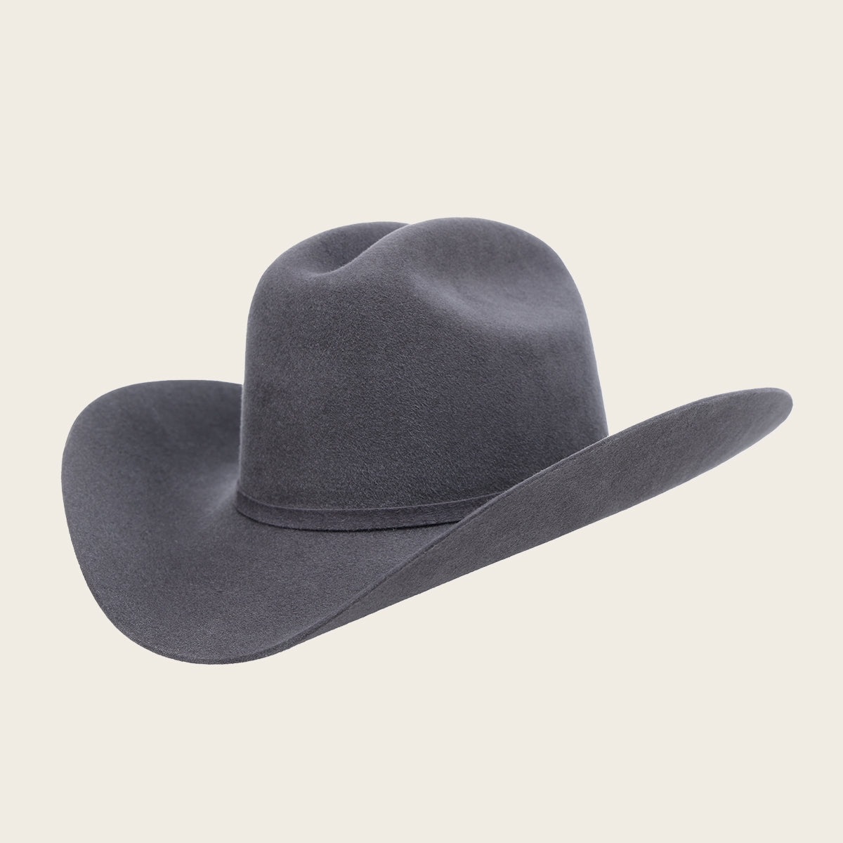 Sombrero Cuadra en pelo genuino de castor con rubí auténtico